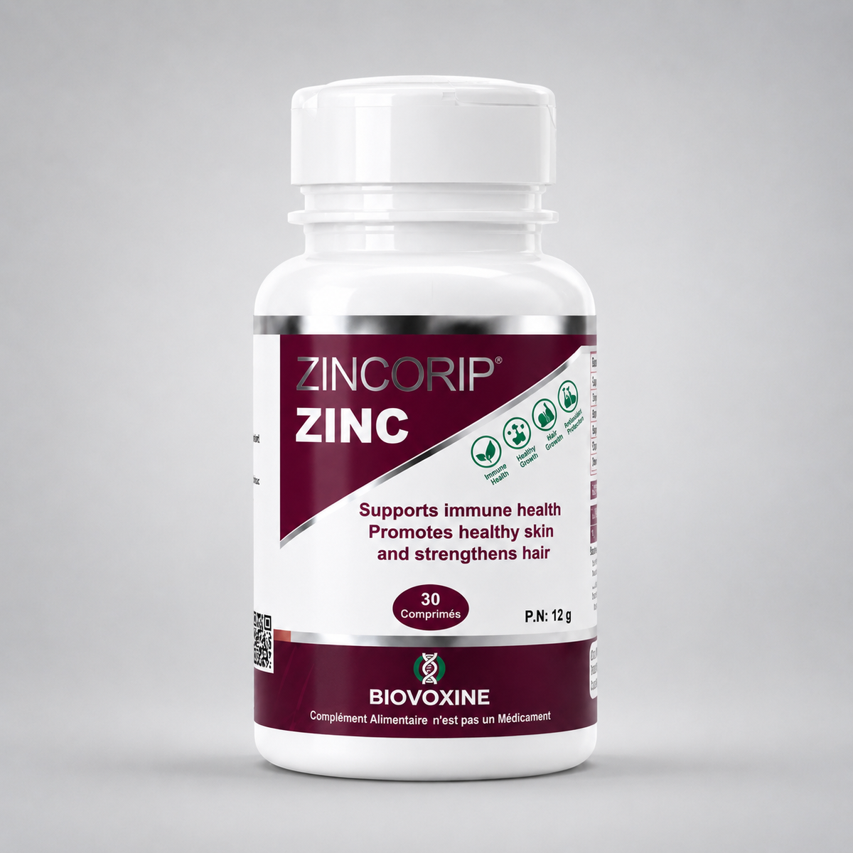Zinc 30 comprimés