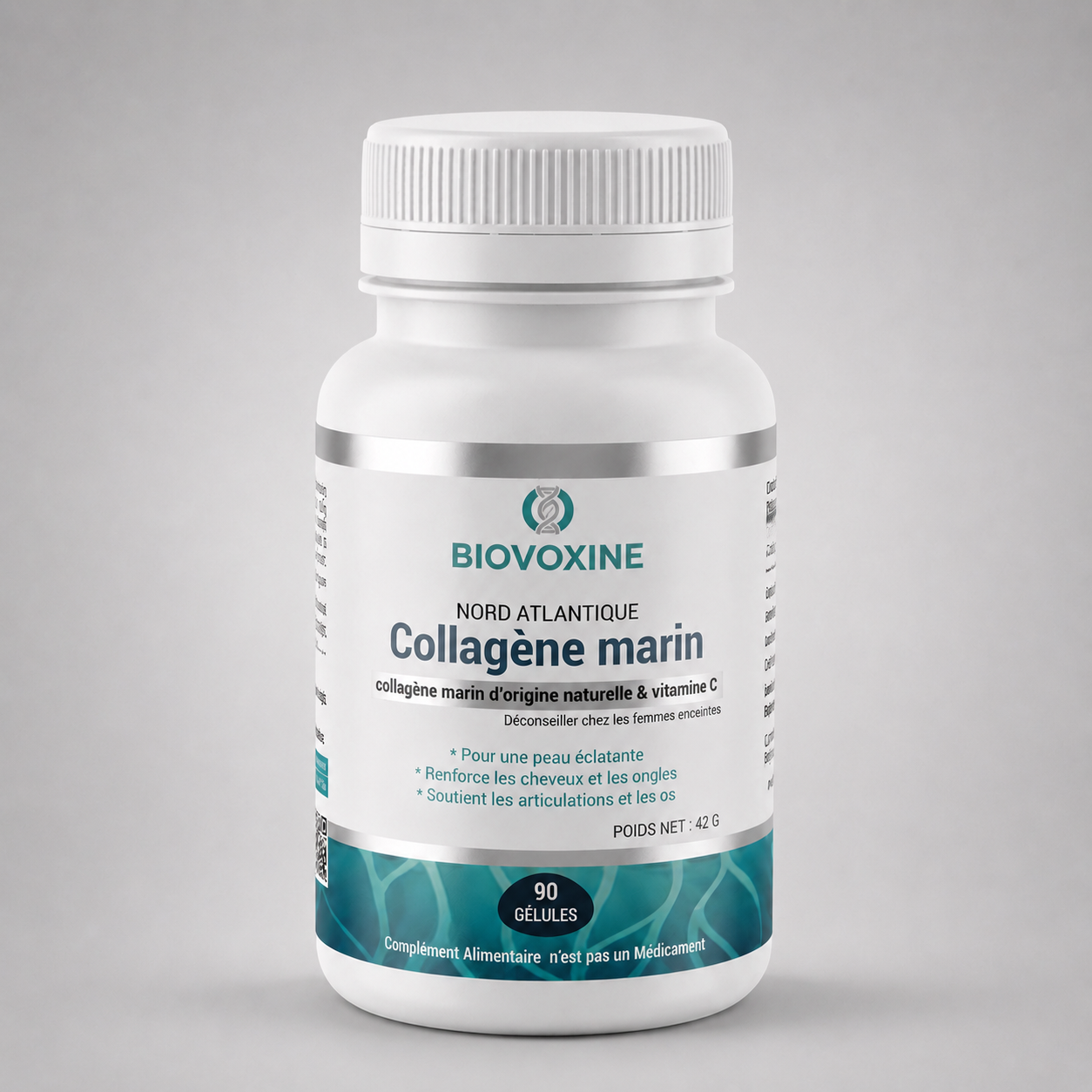 Collagène Marin & vitamine C – 90 Gélules