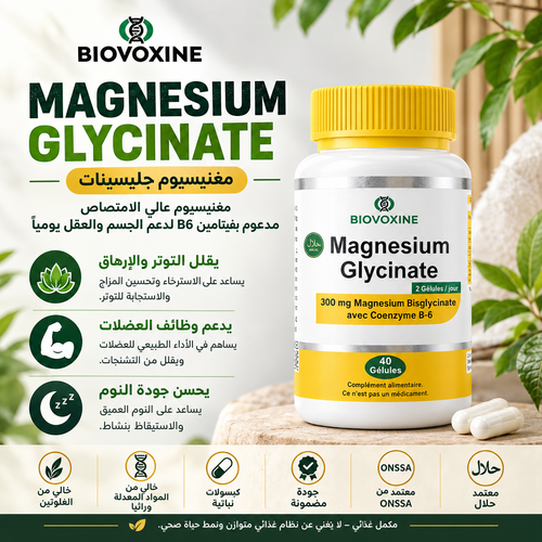 Magnésium Glycinate 40 gélules